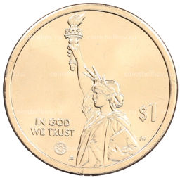 Монета 1 доллар 2025 года D США Американские инновации  Флорида (Мыс Канаверал)