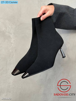 Сапоги женские весенние на каблуке