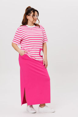 Костюм Michel Chic 1405 розовый, полоска  фото 7