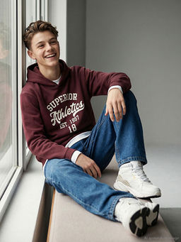 Kap??onlu Erkek ?ocuk Kal?n Sweatshirt