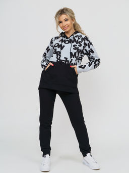 878 Костюм "Буквы на сером"