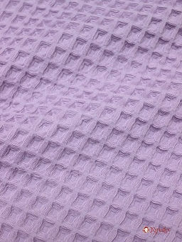 Вафельное премиум-полотно Бохо цв.сиреневый, ш.1.44м, хл-100%, 240гр/м.кв