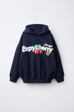 SUDADERA CAPUCHA CAPIBARA CAPYFUN  / Marino