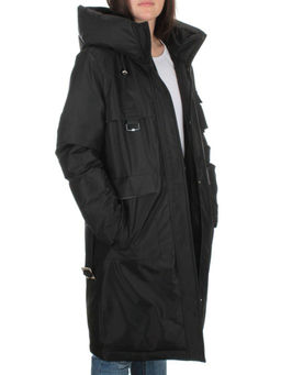 EAC293 BLACK Куртка зимняя женская (200 гр. холлофайбера) - Fashion фото 8