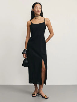 Сарафан миди изо льна / Zarina