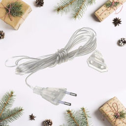 Удлинитель для гирлянды 3 м / D-3M /уп 50/1000/ - ГалеонТрейд фото 3