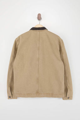 Bej Regular Cepli Denim Kot Ceket TMNSS26CE00001 - Trendyolmilla фото 3