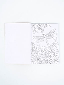 Ежедневник-смэшбук с раскраской "Будь собой", А5 80 листов