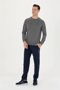 U. S. Polo Assn / Мужской базовый свитшот антрацитовый меланж - U.s. polo assn фото 13