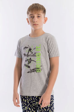 Пижама М22218Пб Меланж - Елена фото 4