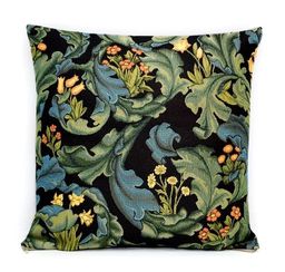 Листья Моррис - гобеленовая наволочка