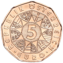 Монета 5 евро 2024 года Австрия Григорианский календарь  Февраль