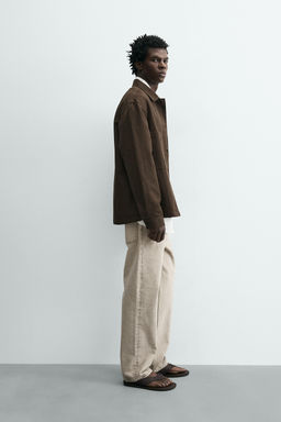 JEANS STRAIGHT ANKLE FIT ORIGINS / Gris claro - Zara фото 15