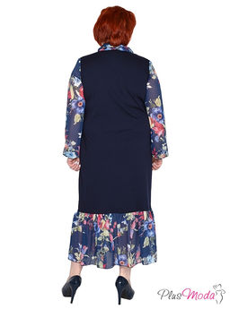 Платье Модель №1553 размеры 44-84 - Plusmoda фото 4