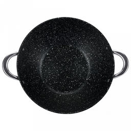 Казан чугунный "Linea FRITTO" 4,4л, д30см, h32см, антипригарное покрытие, крышка из закаленного стекла с пароотводом и арома-дозатором, "Regent" (Китай) Подходит для всех видов плит, включая индукционную.