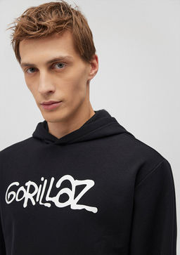 Siyah Sweatshirt - Mavi фото 4