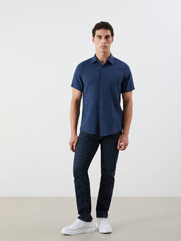 Standart Kal?p K?sa Kollu Erkek G?mlek