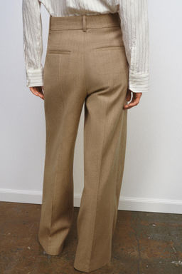 TROUSERS WITH WOOL SEAM DETAIL ZW COLLECTION - Zara фото 10