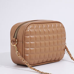 Сумка кросс-боди на молнии, цвет бежевый - Simaland фото 5