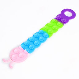 Развивающая игрушка Гусеница с присосками, МИКС