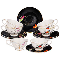 ЧАЙНЫЙ НАБОР LEFARD РАЙСКИЕ ПТИЦЫ НА 6 ПЕР. 12 ПР. 200 МЛ