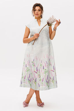 Платье ANELLI 1424.1 лавандовый аромат  фото 5