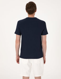 Lacivert Slim Fit Ti__rt