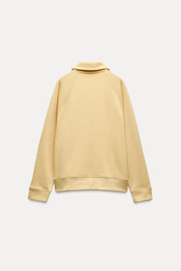 PLUSH POLO SWEATSHIRT - Zara фото 7