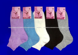 Цена за 10 пар. Балерина носки женские ассорти