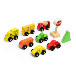 Набор машин "Транспорт" со знаками