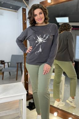Свитшот Rumoda 2063/1 графит/длинный рукав