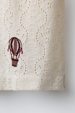 CAMISA PUNTO CROCHET BORDADOS / Crudo - Zara фото 5