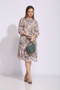 Платье ТАиЕР 1064-Р беж  фото 2