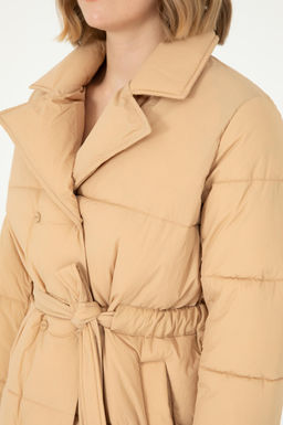 Женское пальто светло-коричневого цвета Неожиданная скидка в корзине - U.s. polo assn фото 7