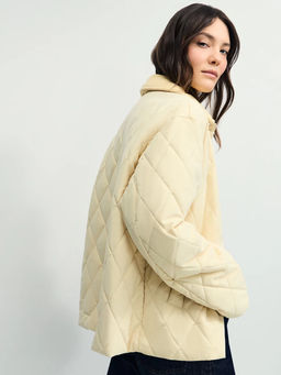 Куртка стёганая с вельветовым воротником / Zarina  фото 6