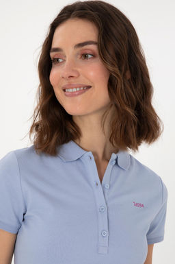 Kad_n A__k Mavi Basic Polo Yaka Ti__rt Sepette S_rpriz _ndirim - U.s. polo assn фото 3