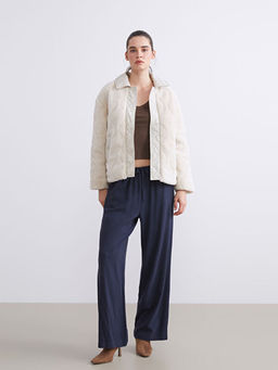 G?mlek Yaka Kad?n Pel?? Mont