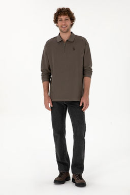 Erkek Vizon Sweatshirt Sepette S_rpriz _ndirim - U.s. polo assn фото 4