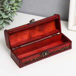 Шкатулка - купюрница дерево «Цветы», для денег, украшений, 6.5×20×7 см