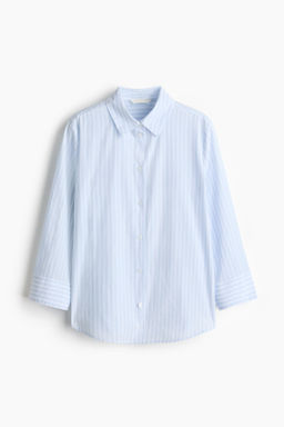 Camisa en popelina de algod?n