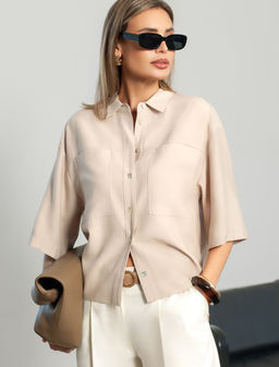 Блузка из плотного лиоцелла