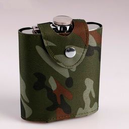 Фляжка, 210 мл, 7 oz, "Майор", чехол цвета хаки арт.450284 г.Екатеринбург