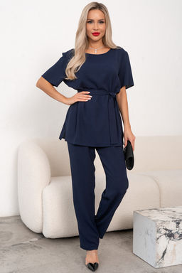 Костюм брючный (синий) К11-90/2 - Николь фото 4