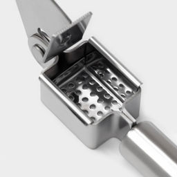 Пресс для чеснока Доляна Металлик, 18.5 см, серебристый  фото 5