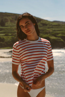 BASIC COTTON T-SHIRT - Zara фото 20