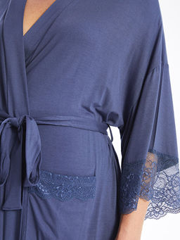 ?al Yaka Dantel Detayl? Hamile Sabahl?k