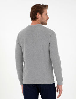 Gri Melanj Regular Fit Sweatshirt - Pierre cardin фото 5