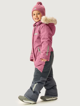 Комбинезон 8з0826 ягодный мусс/серый