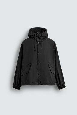 TECHNICAL HOODED JACKET - Zara фото 7