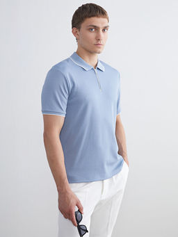 Polo Yaka Penye Erkek Ti??rt